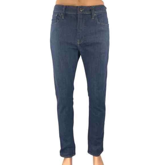 J.Crew Destination Men's Blue High Waist Straight Leg Slim Denim Jeans Pants 33 - Picture 1 of 5